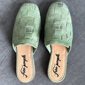 Free People Maya Woven Mules